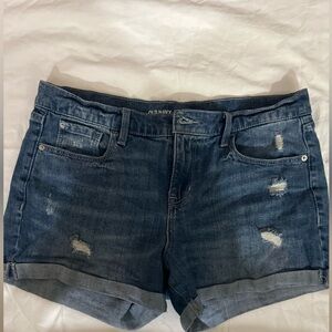 Old Navy Women's Distressed Blue Jean Shorts (EUC)